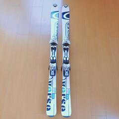 美品 SALOMONスキー板L140（ヴィンディング付き）＋SI...