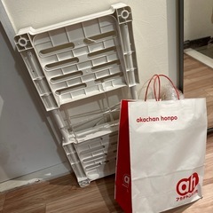 【1/4引取】【ニトリ】横伸縮　押入れ整理ラックの画像