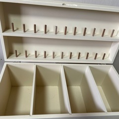 手芸道具　収納ボックスキャスター付き
の画像