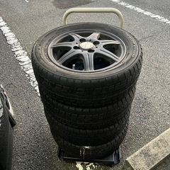 軽自動車等に　ホイールセット スタッドレス付き