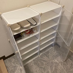 (1/15廃棄)シューズボックス　靴棚　軽量