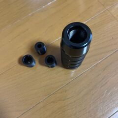 シフトノブ アルミブラック 黒 カー用品の画像