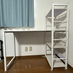 【無料】棚付き机を譲ります