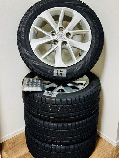 205/55R16 トヨタ オーリス等 スタッドレスタイヤ 純正アルミホイール