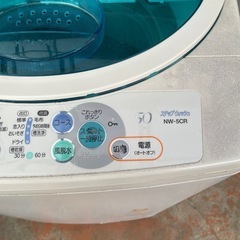 日立　全自動洗濯機　5キロ　ＮＷ
5CR   の画像