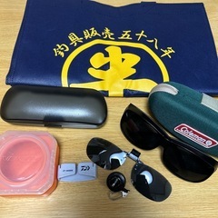 釣具、偏光メガネ２個、その他