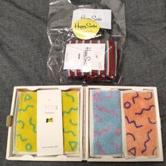 新品　HAPPYSOCKS、Ottaハンドタオル3枚