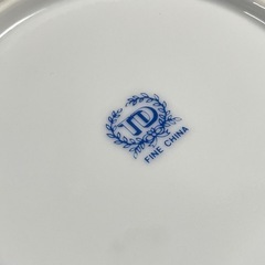 【未使用品】TD FINE CHINA パール加工プレート　5枚セットの画像