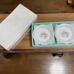 【未使用品】TD FINE CHINA パール加工プレート　5枚セットの画像