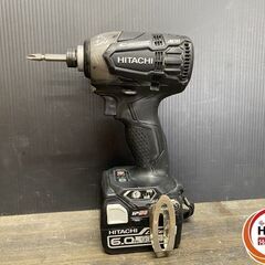 【久留米】【引き取り限定】【中古品】日立工機 WH14DDL2 インパクトドライバ フルセット バッテリ(14.4V/6.0Ah)×2・充電器・説明書・ケース付 美品☆の画像