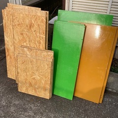 引き渡し予定　34点と端材　パネコート 構造合板 コンパネ 針葉樹 いろいろ の画像