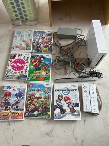 Wii【本体➕カセット7種付き】