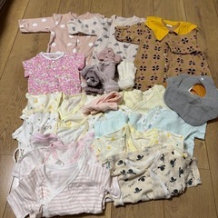 新生児服　まとめ売り　女の子　40-60サイズ