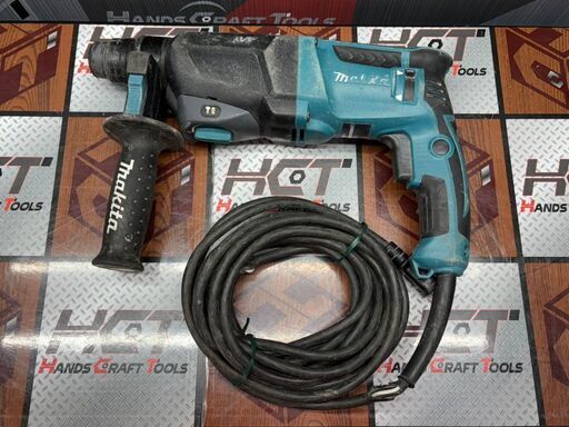 値下げしました！【中古】マキタ Makita HR2601F ハンマドリル 26mm ケース・ビット付き コード破れ有 中古品】マキタ(makita) ハンマドリル HR2601F ハツリ機 はつり 100V