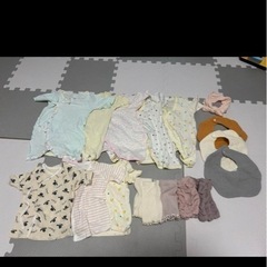 新生児服　まとめ売り　女の子　40-60サイズの画像