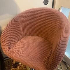 【美品】コーデュロイデスクチェアの画像