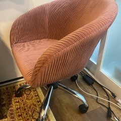 【美品】コーデュロイデスクチェアの画像