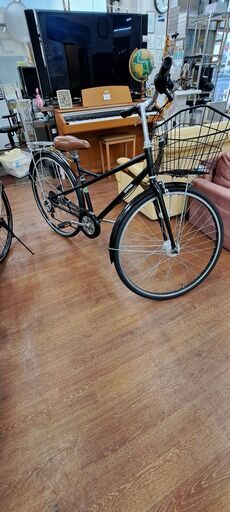 リサイクルショップどりーむ天保山店　No1523　自転車　２７インチ　写真参照　オススメ　お買い得品　20709T切り替え・カゴ・ライト付き