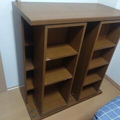 カタログハウス通販生活　スライド本棚の画像