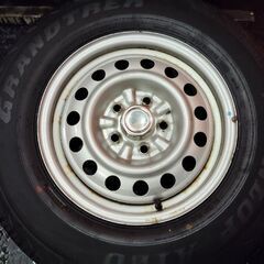 タイヤ新車外し【DUNLOP GRANDTREK 195/80R15】夏タイヤ【三菱
