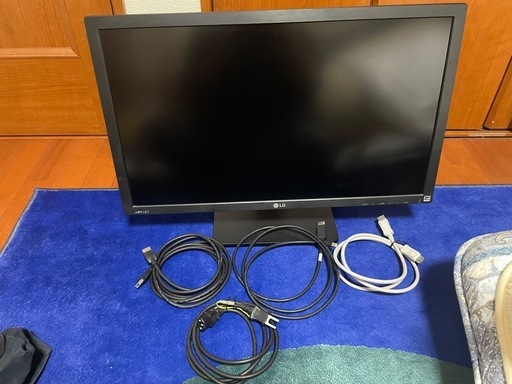 LG製　4Kモニター 27MU67-B 各種ケーブルセット