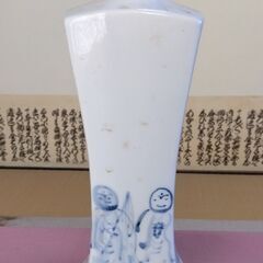 地蔵　花瓶　砥部焼の画像