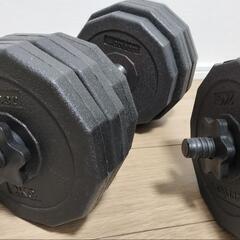 ダンベル　片側12㌔　取り外し式タイプの画像