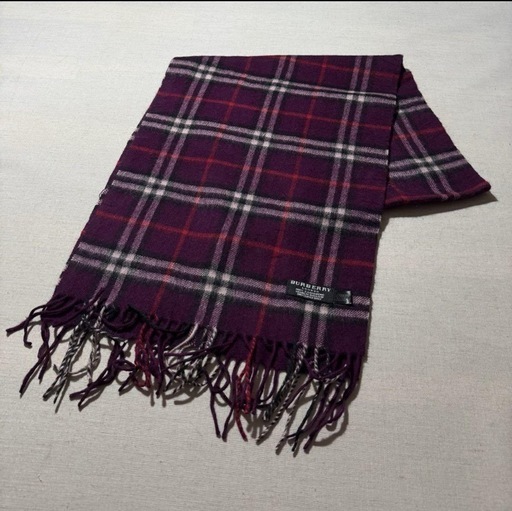 バーバリー　マフラー　カシミヤ100% イングランド
