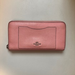 COACHの長財布 ピンク