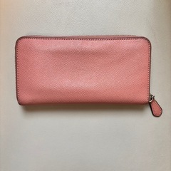 COACHの長財布 ピンクの画像