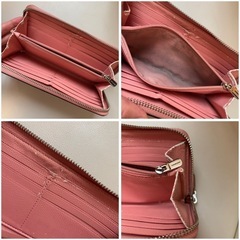 COACHの長財布 ピンクの画像