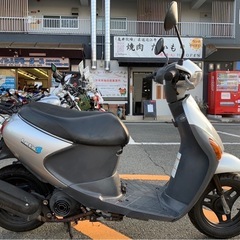 【配送•当日納車可能】スズキ レッツ4 シルバー 人気車種の画像