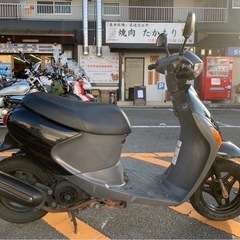 【配送•当日納車可能】スズキ レッツ4 CA41A ブラック【ローンOK】の画像