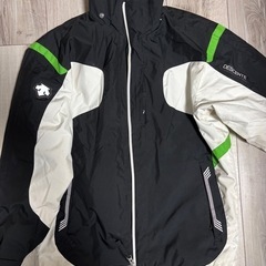 DESCENTE スキーウェア 白黒 上のみ 160cm