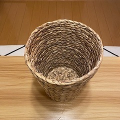 無印　バスケット　鉢カバー　ゴミ箱の画像