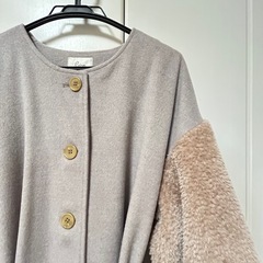 新品 Crisp　コート レディース　ピンクベージュ 　