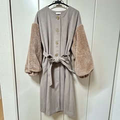 新品 Crisp　コート レディース　ピンクベージュ 　の画像
