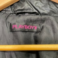 【手渡し】 (PLAYBOY) 「Lサイズ」アウタージャケット 黒の画像