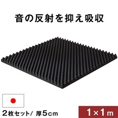 【新品×3セット】タンスのゲン吸音材 2枚セット 1m×1m 厚み 5cm