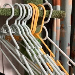 プラスチックハンガーの画像