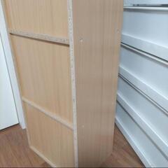 【中古】洋服タンス４段＆本棚３段の画像