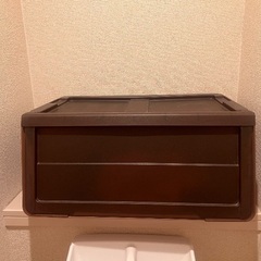 収納ケース Mブラウンの画像