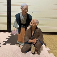 爺さん婆さんの置き物
