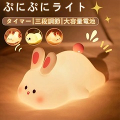 ぷにぷにライト　ビックフェイスラビット　シリコンライト
