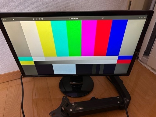 BENQ  GL2460とモニターアームセット