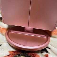 鏡 見開き ピンクの画像