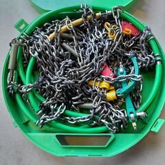 タイヤチェーン　RV系 NQ40 4WD 鉄チェーンの画像