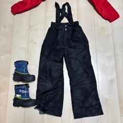 子供スキースノボーウエア　サイズ130の画像