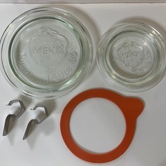 WECKのガラス蓋など