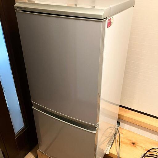 SHARP シャープ\n２ドア 冷凍 冷蔵庫 SJ-14M-S